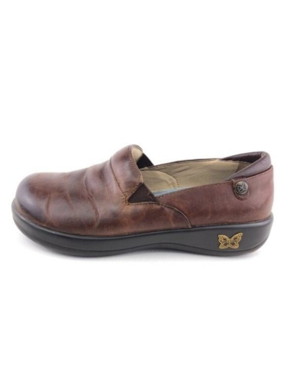 Alegria Keli Pro Brown Slip on Loafers EUR 37